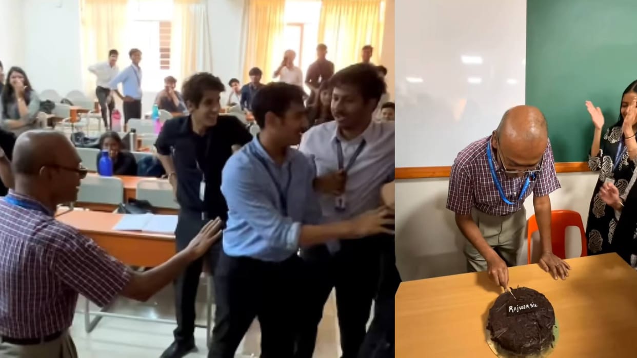 College Students did such a prank with their teacher that makes you emotional video goes viral on Internet