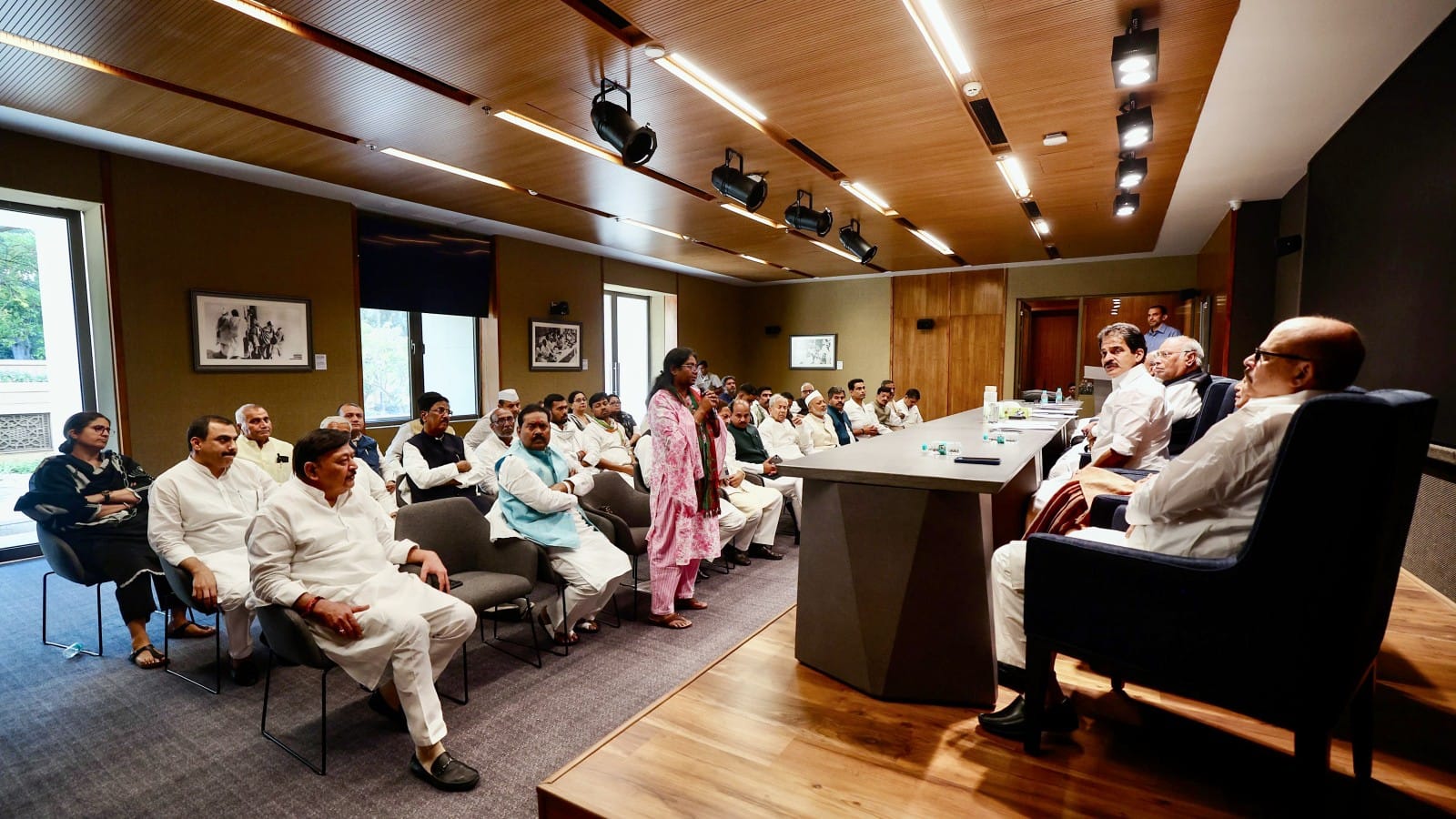 Bihar Assembly Elections 2025 Congress Party Strategic Meeting Kharge Rahul Gandhi and other leaders discuss