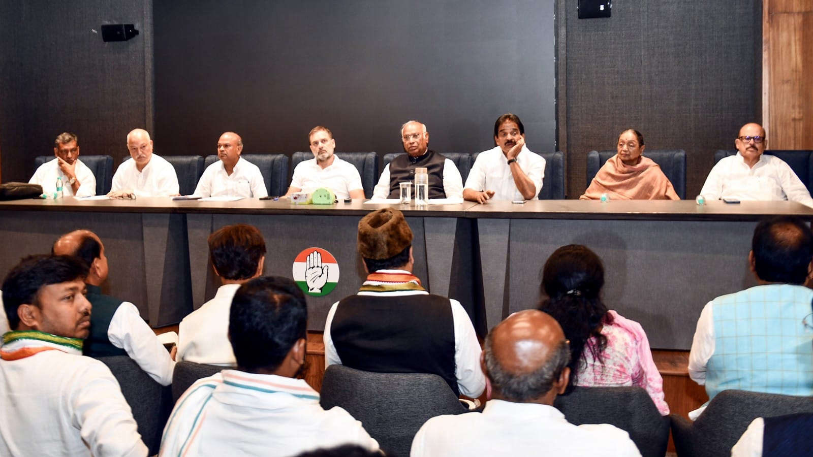Bihar Assembly Elections 2025 Congress Party Strategic Meeting Kharge Rahul Gandhi and other leaders discuss