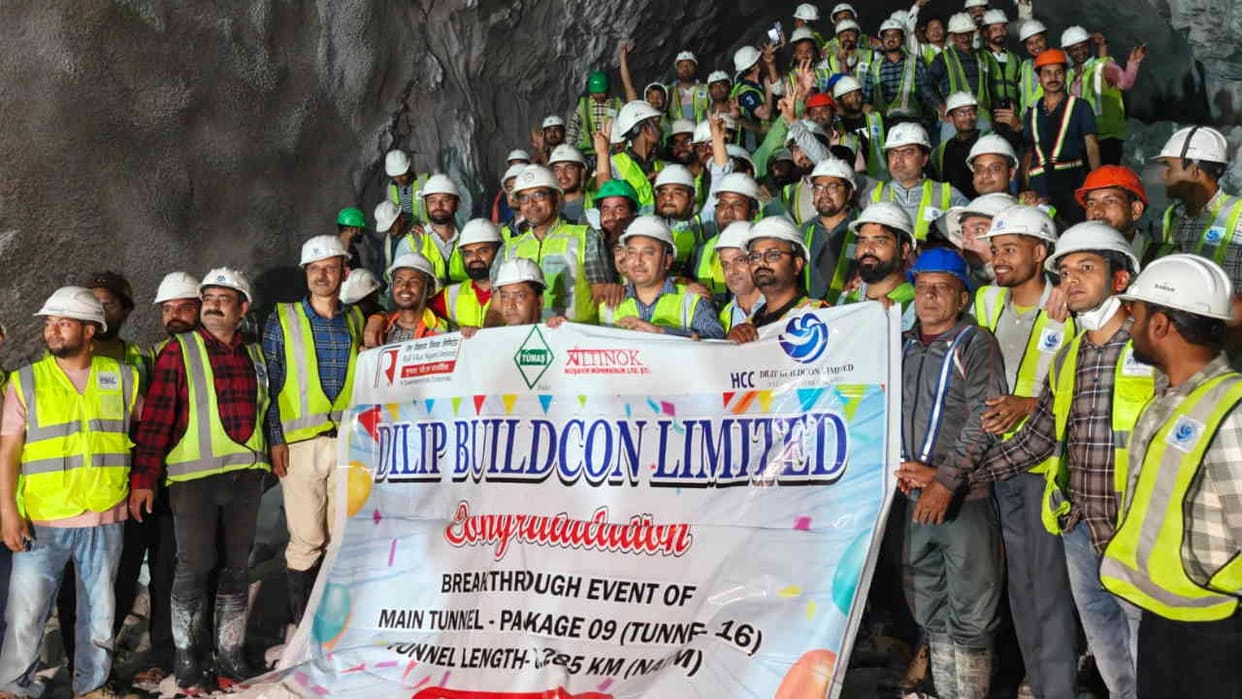 Uttarakhand Rail Project Tunnel of the last station of Rishikesh Siwan railway line is crossed Karnaprayag