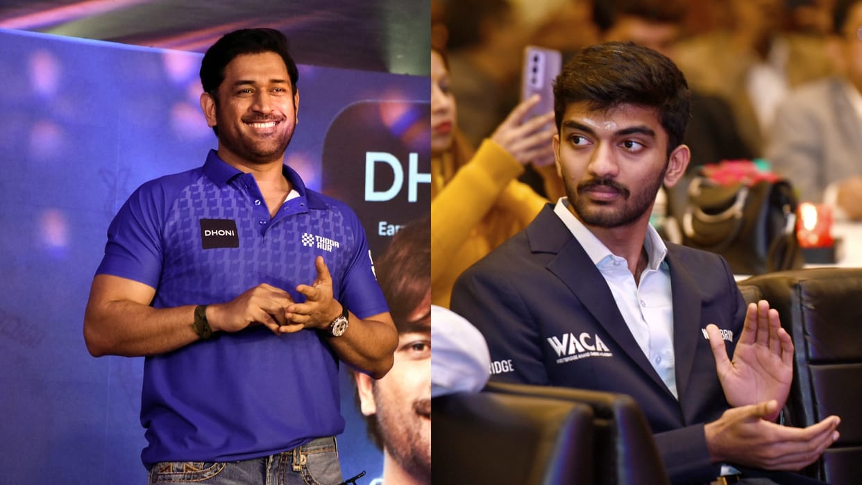 World chess champion D Gukesh reflected on how MS Dhoni has influenced his approach to handling pressure