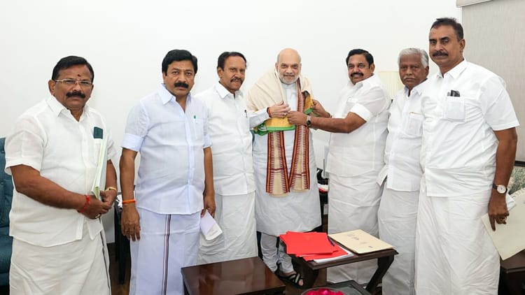 Aiadmk’s Palaniswami Meets Shah Amid Talks About Revival Of Party’s Alliance With Bjp – Amar Ujala Hindi News Live