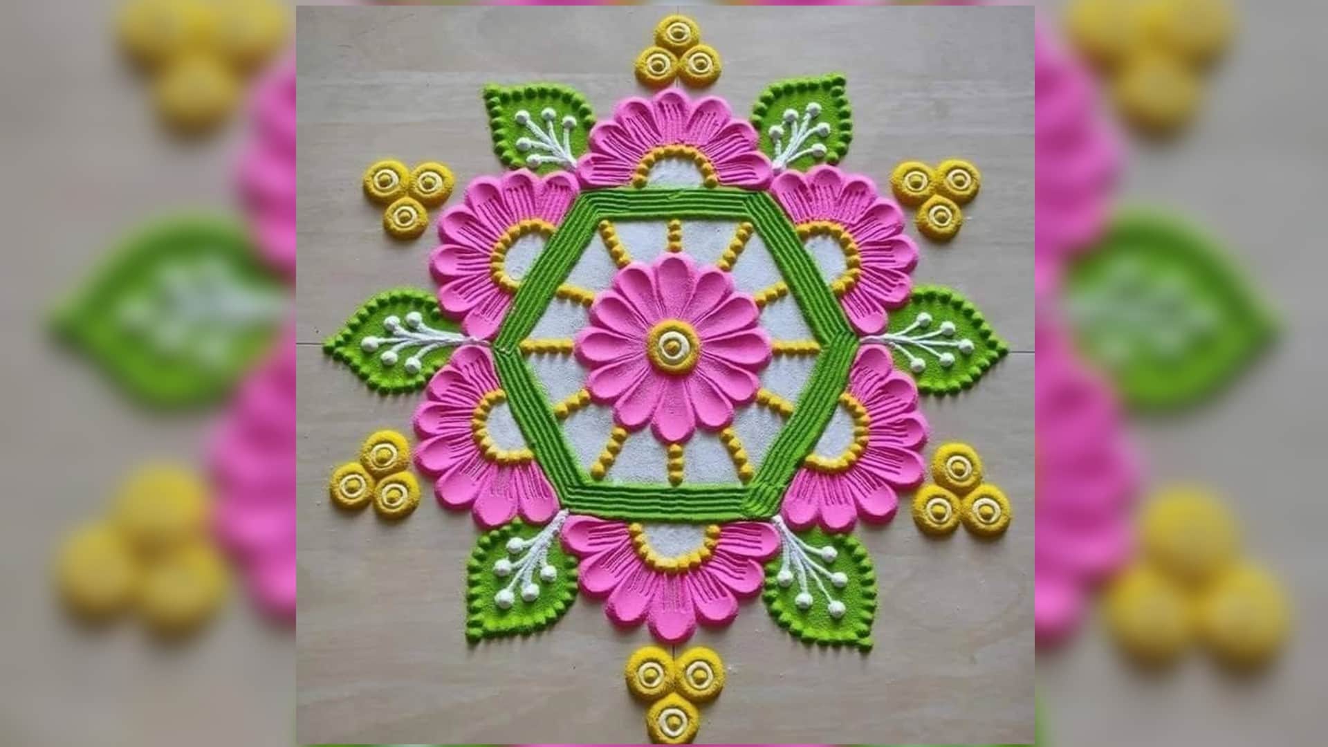 Gudi Padwa 2025 Rangoli Design Images Simple Traditional Rangoli Designs Ideas With Photos Disprj