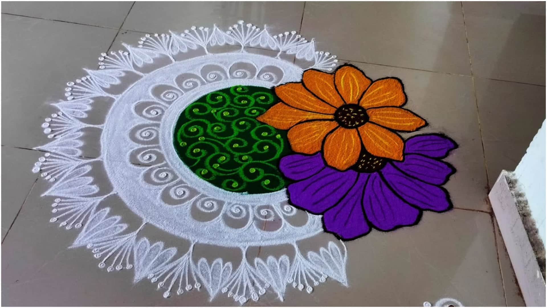 Gudi Padwa 2026 Latest Rangoli Designs Ideas Image Top 5 Easy Rangoli