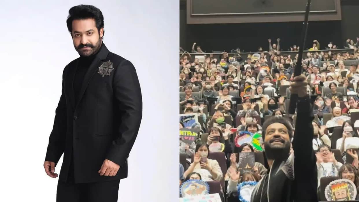 Devara part 1 actor Junior NTR Shares Heartwarming Video of Japanese Fans Enthusiastic Reaction