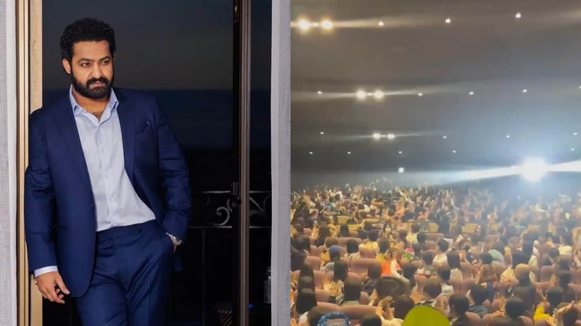 Devara part 1 actor Junior NTR Shares Heartwarming Video of Japanese Fans Enthusiastic Reaction