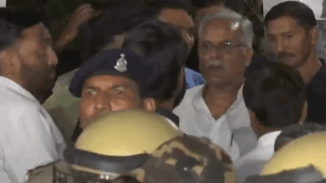 CBI left former CM Bhupesh Baghel residence After raid