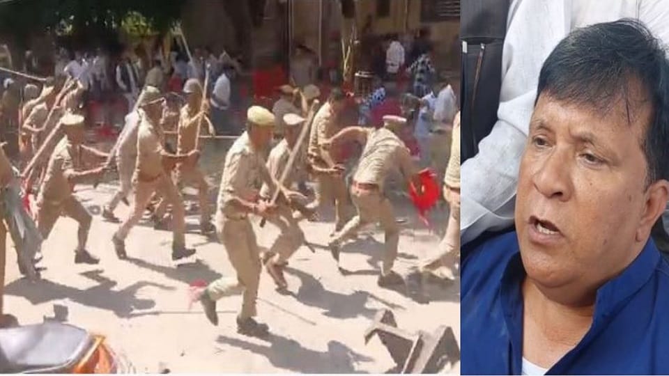 Karni Sena attacks SP MP ramji lal house SP workers now his son ranjeet suman give statement