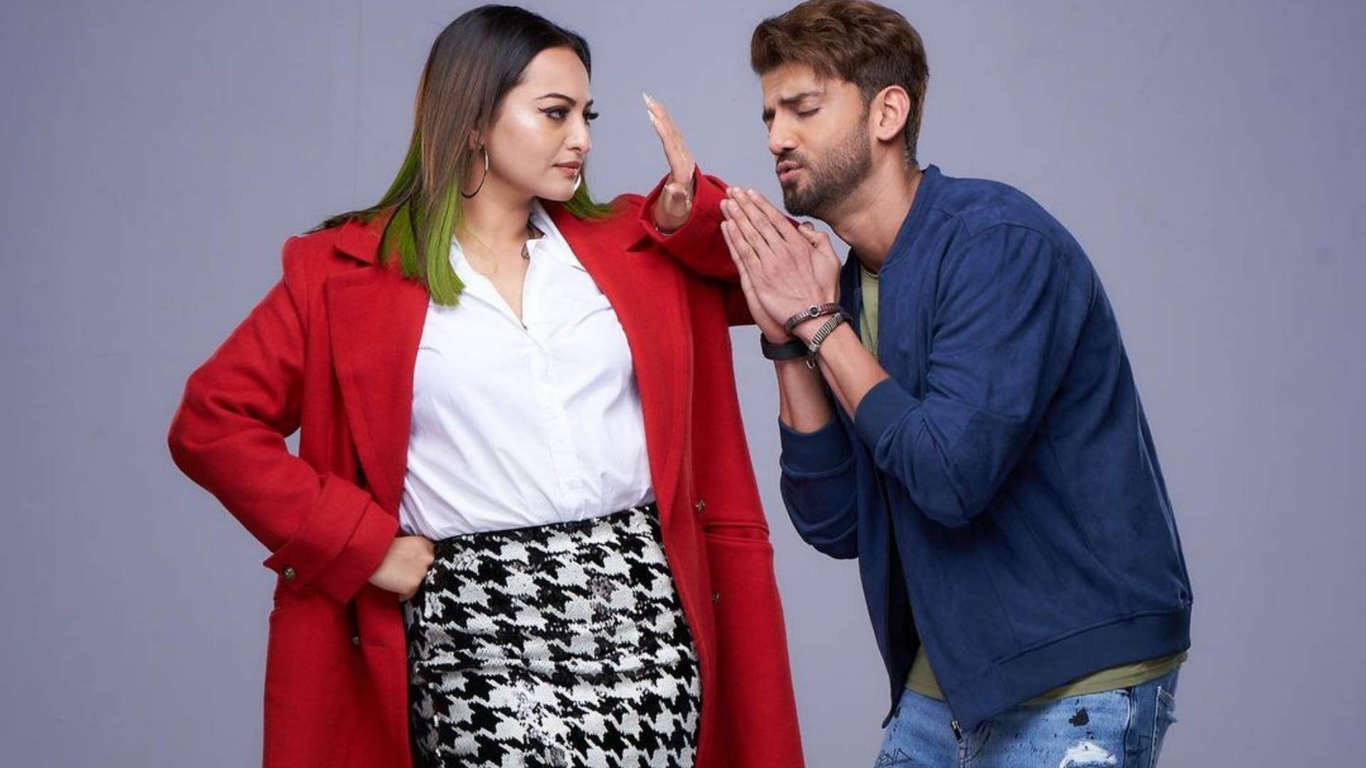 Zaheer Iqbal shares sonakshi sinha video on her birthday eating junk food burger french fries says Biwi no 1