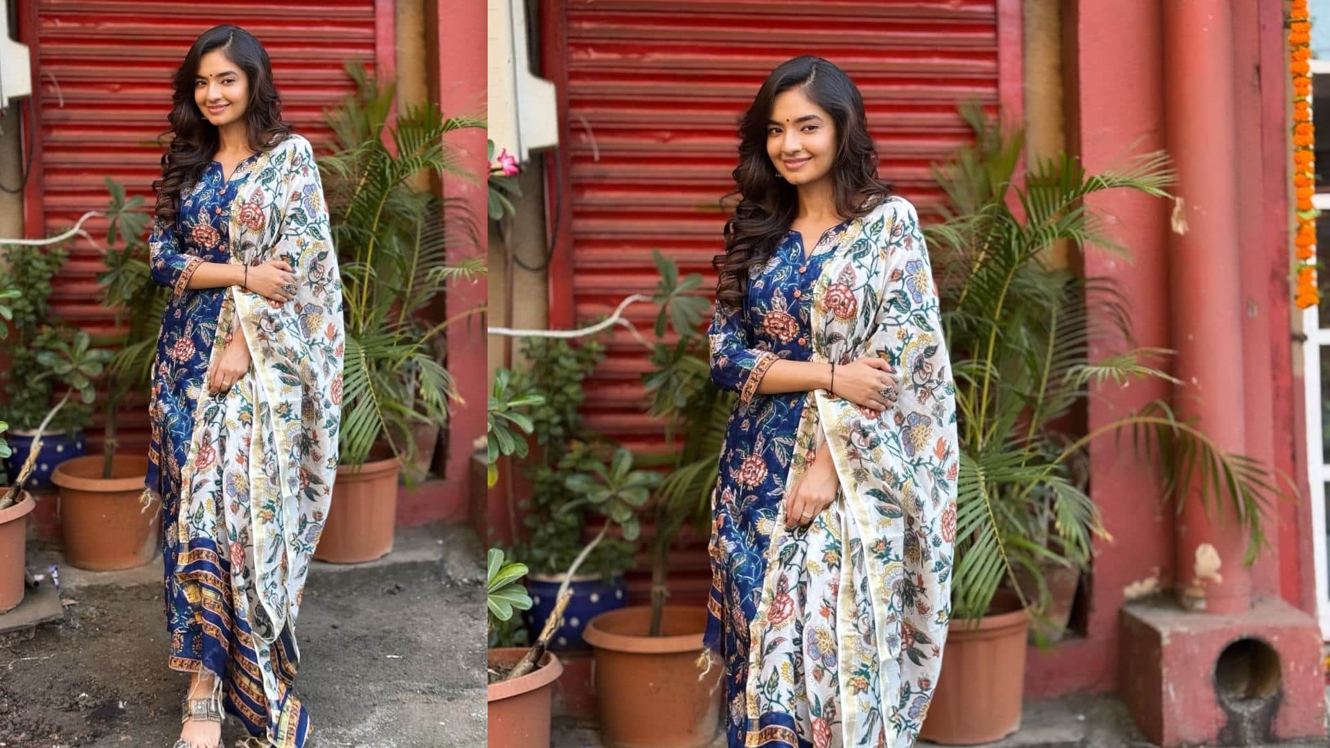 trendy printed Suit For Office wear inspired by actress disprj