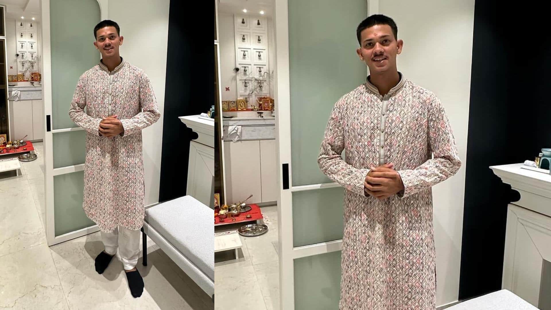 ipl 2025 today match team rajasthan royals batsman Yashasvi Jaiswal Looks