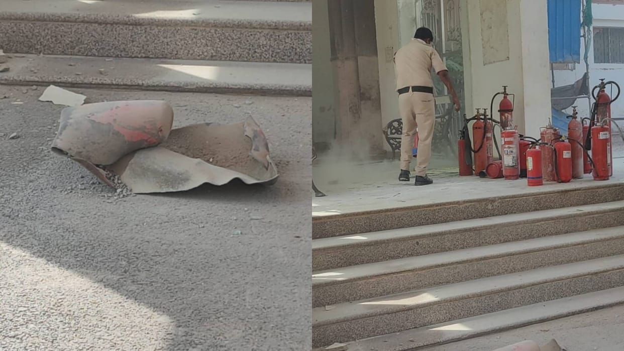Bihar News Huge explosion in 100-year-old Patna Museum old fire-proof cylinder exploded glass shattered
