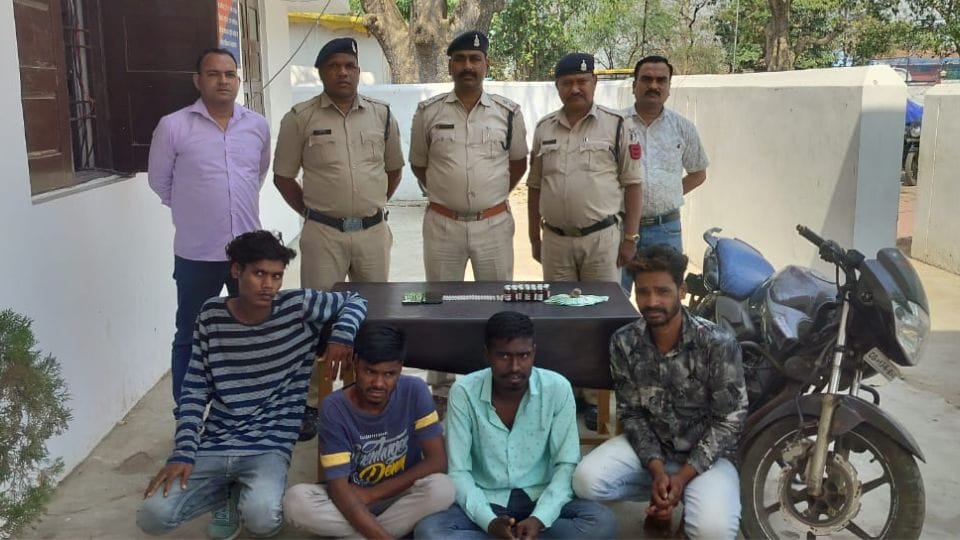 Four accused of smuggling narcotic injections arrested in Gaurela Pendra Marwahi