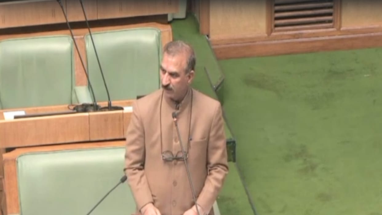 HP Assembly Session: CM Sukhu said- Chitta is reaching Himachal from Pakistan via Firozpur in Punjab