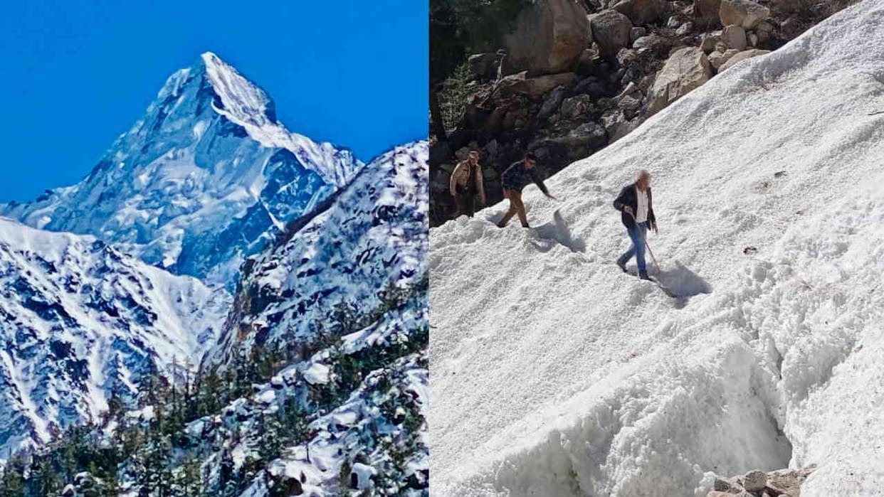 Uttarkashi Gomukh and Kedartal trek will take time till May to open problem due to glacier Watch Photos