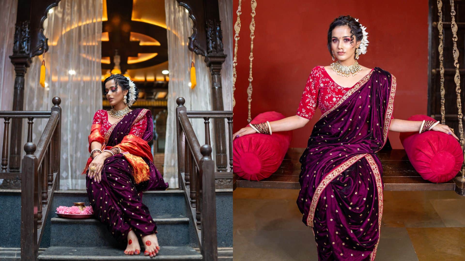 How to wear Nauvari saree on Gudi Padwa Here is a step-by-step guide in hindi