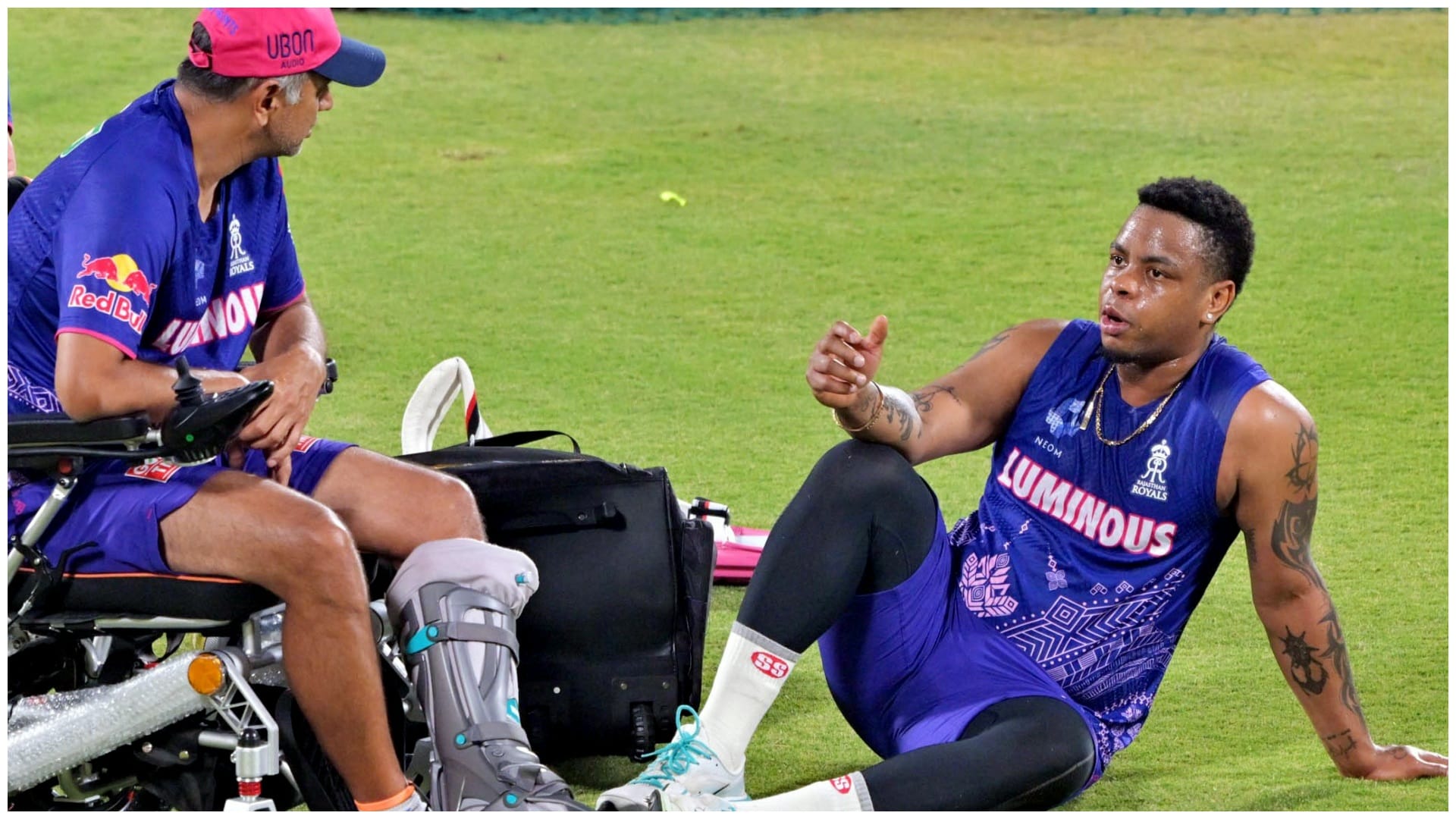 IPL 2025: 'Heartbroken', fans disappointed to see Rajasthan Royals coach Rahul Dravid on wheelchair, see photo
