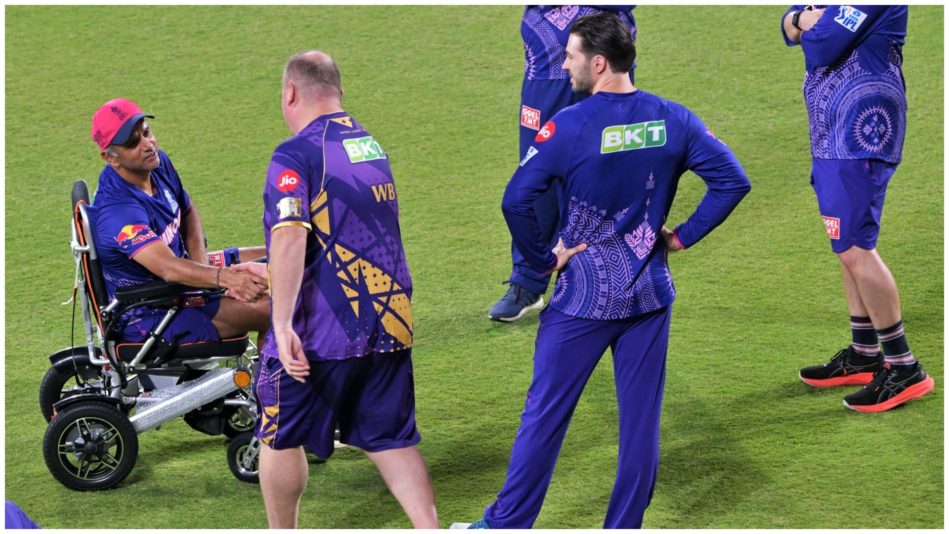 IPL 2025: 'Heartbroken', fans disappointed to see Rajasthan Royals coach Rahul Dravid on wheelchair, see photo