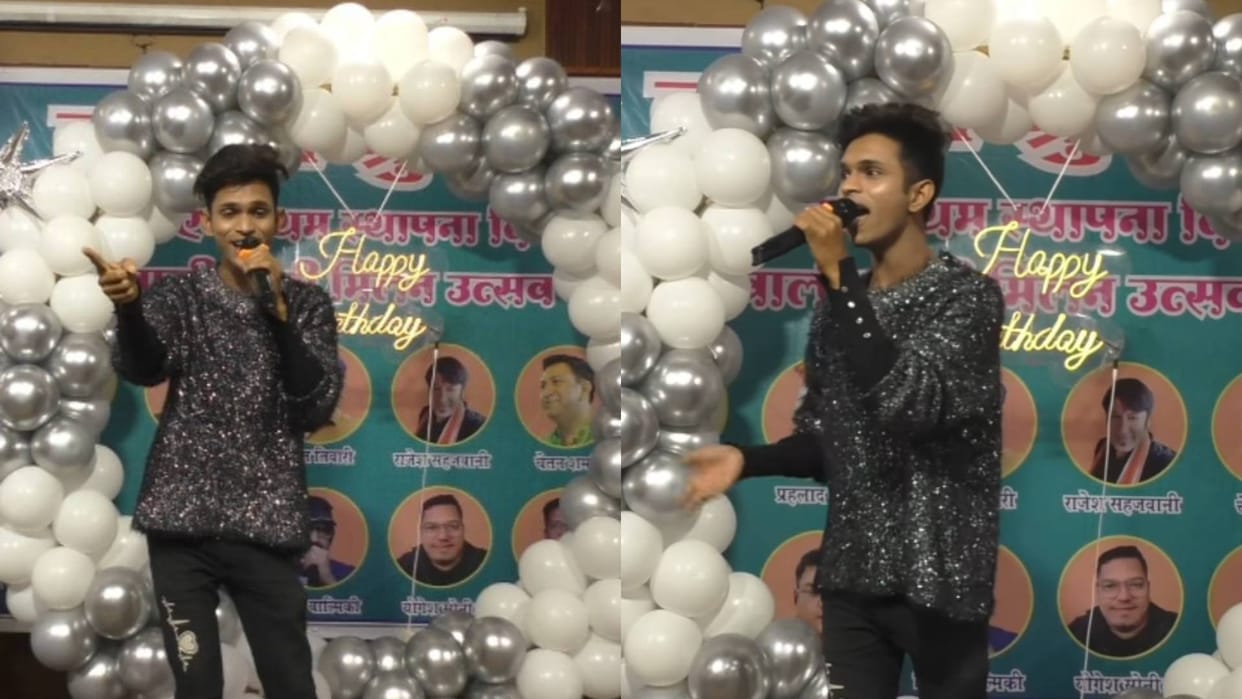 Boys body but girls voice the young man sang such a song on stage Video goes viral on Internet