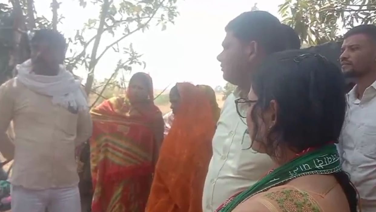 Politics started on daughter suicide politicians gathered in the village