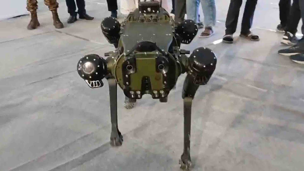 Techkriti Fest: Robo dog marches on inaccessible hills, can fire weapons