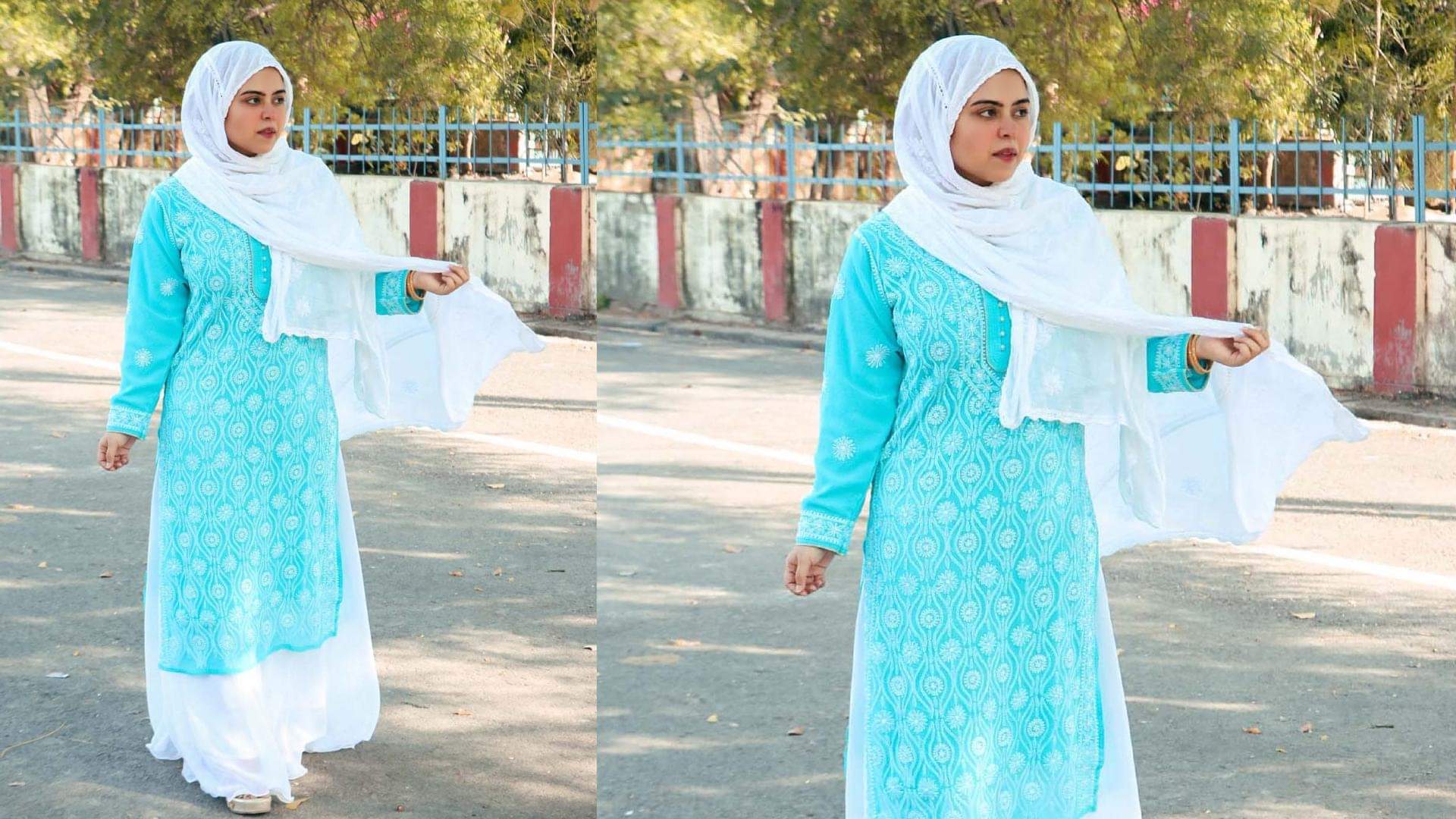 Eid 2025 Saba khalid Ibrahim hijab looks for eid festival