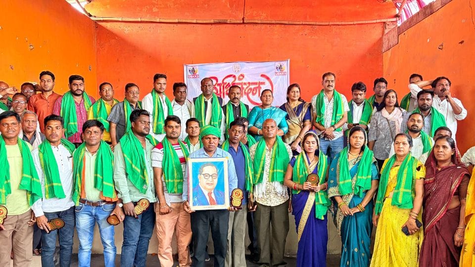 discussion and felicitation ceremony of newly elected public representatives of mining area was organized In K