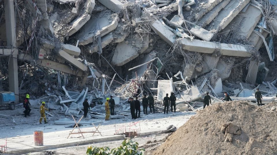 Earthquake of seven Richter scale hits Myanmar and thailand see devastation in pictures