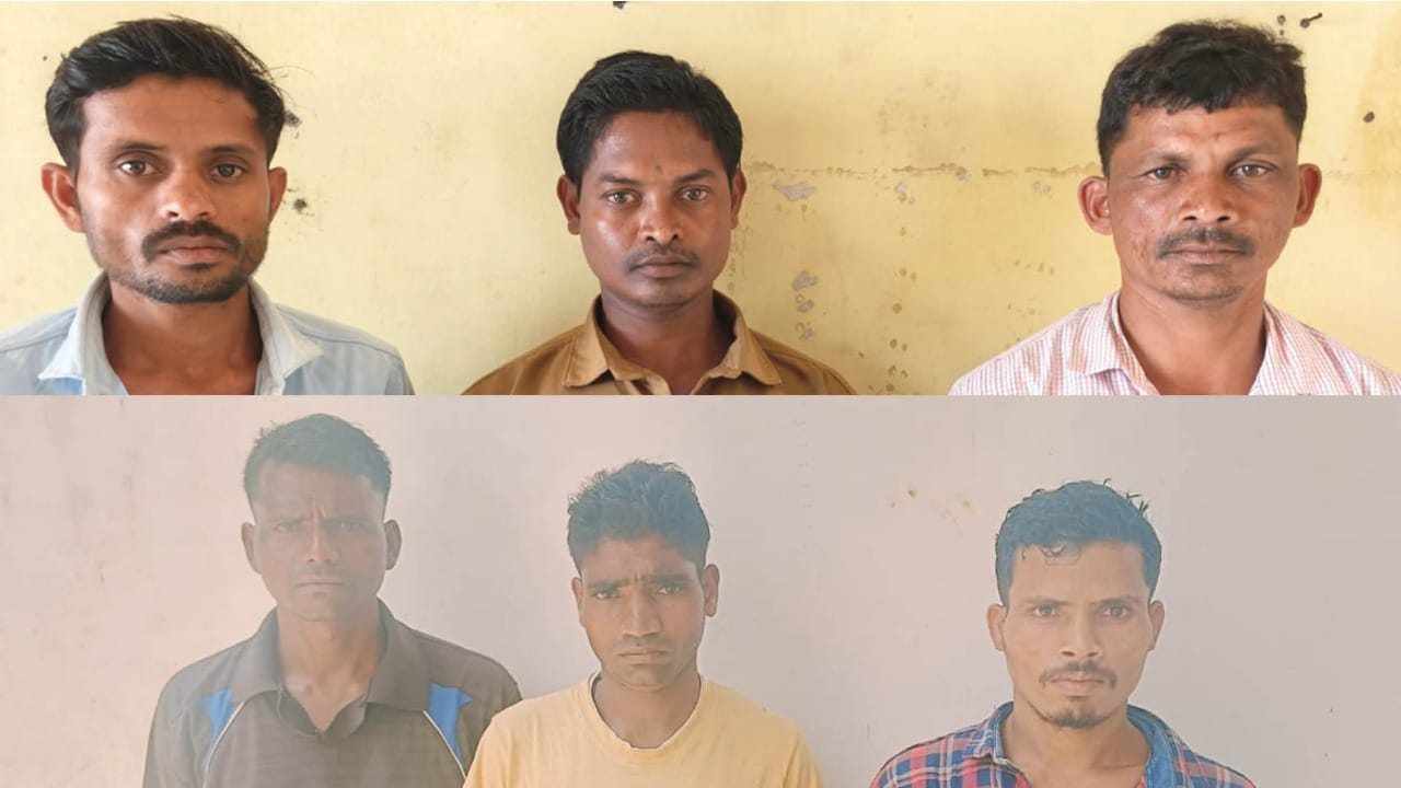 छह नक्सली गिरफ्तार
