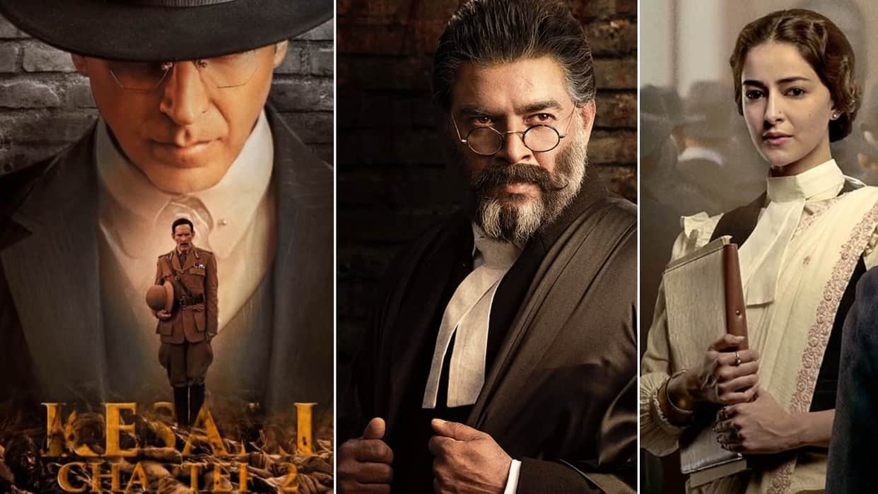 Kesari Chapter 2 Akshay kumar as C Sankaran Nair Ananya Panday Dilreet Gill R Madhavan as Neville Mckinley