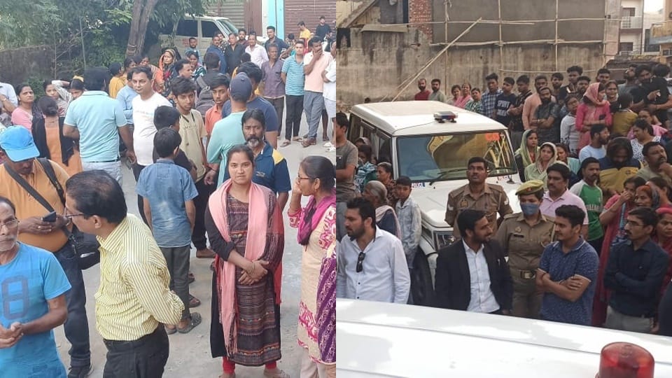 Moradabad grandmother and aunt Murder Mother and daughter head bones broken brain burst