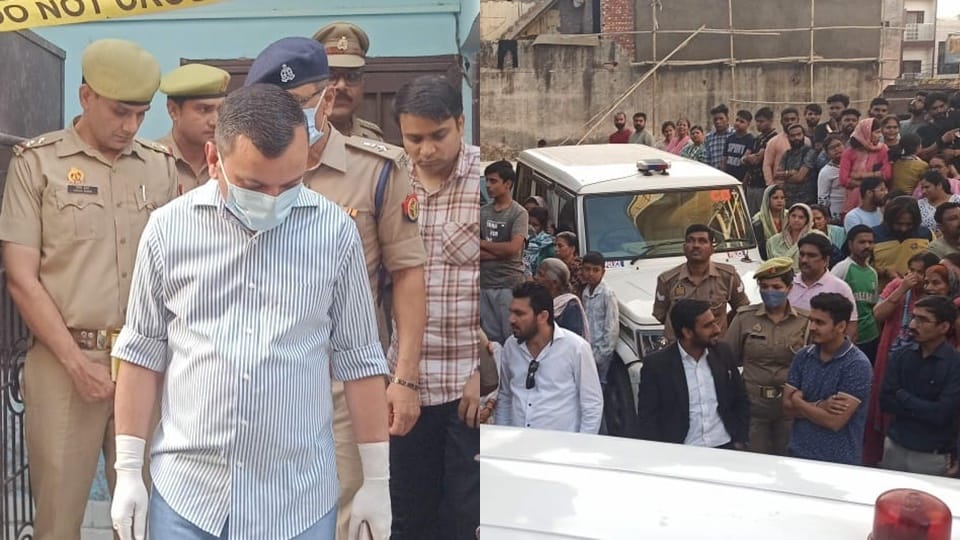Moradabad grandmother and aunt Murder Mother and daughter head bones broken brain burst
