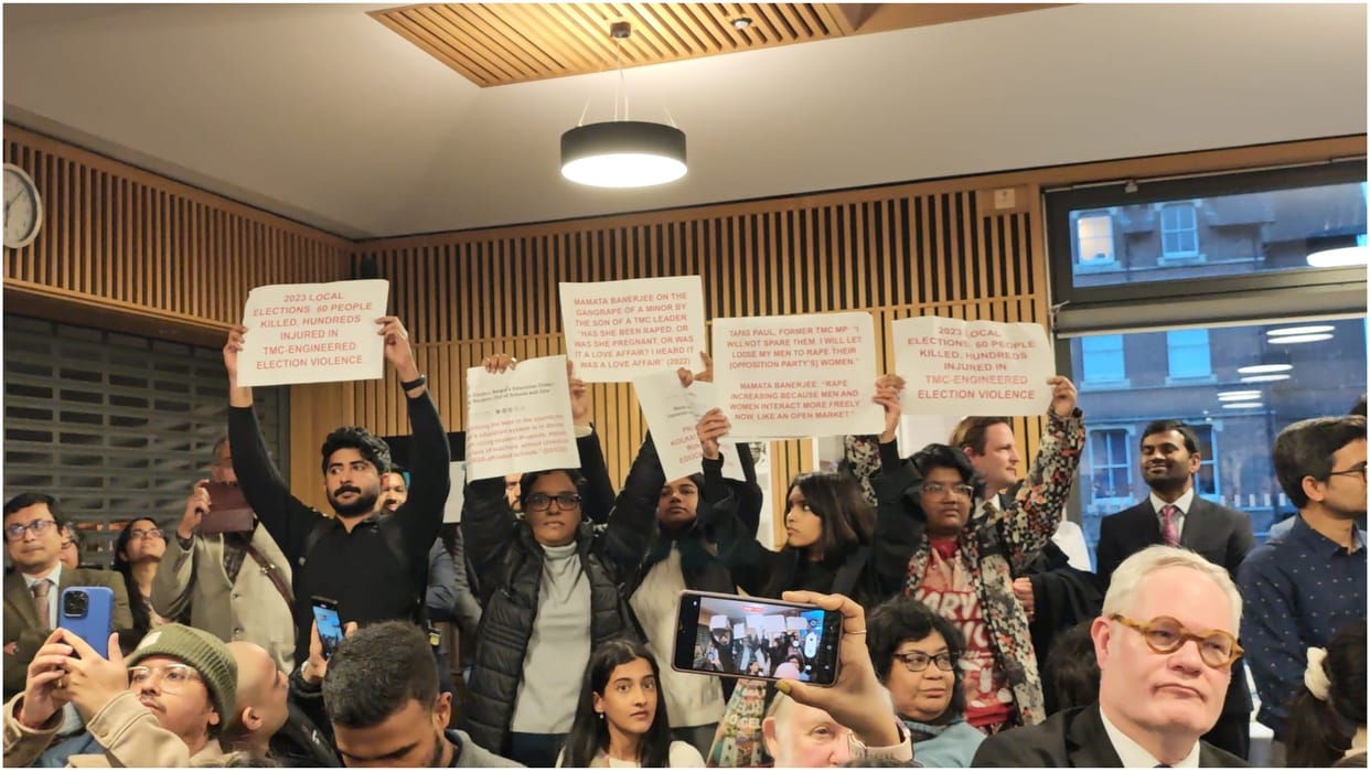Protest against West Bengal CM Mamata Banerjee in Oxford University, BJP said - this is a disgrace for Bengal