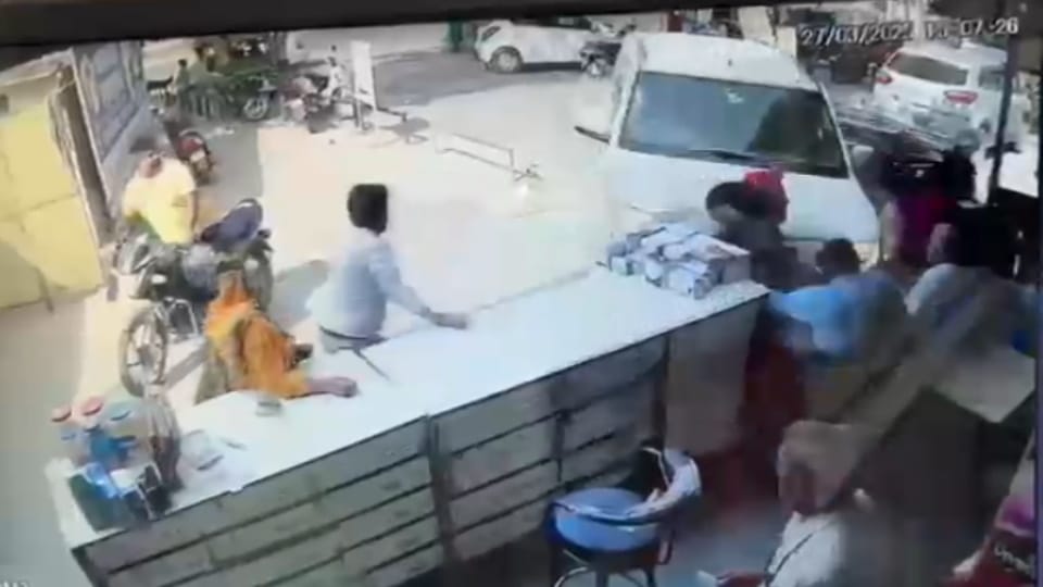 Panchkula car accident two died video viral