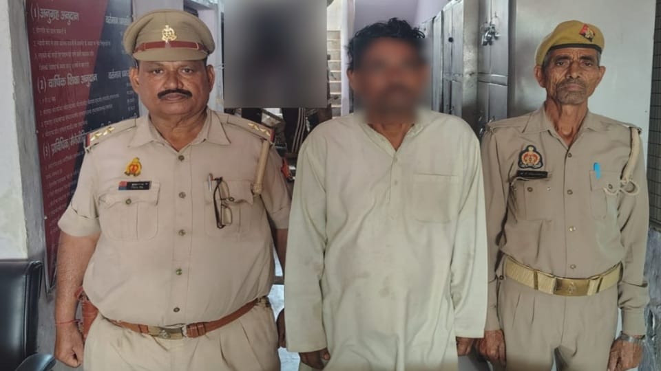 Sewer cleaner arrested with flag pole