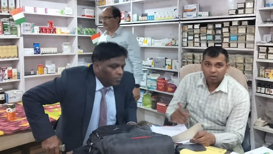 joint team of the administration raided several medical stores in rudrapur