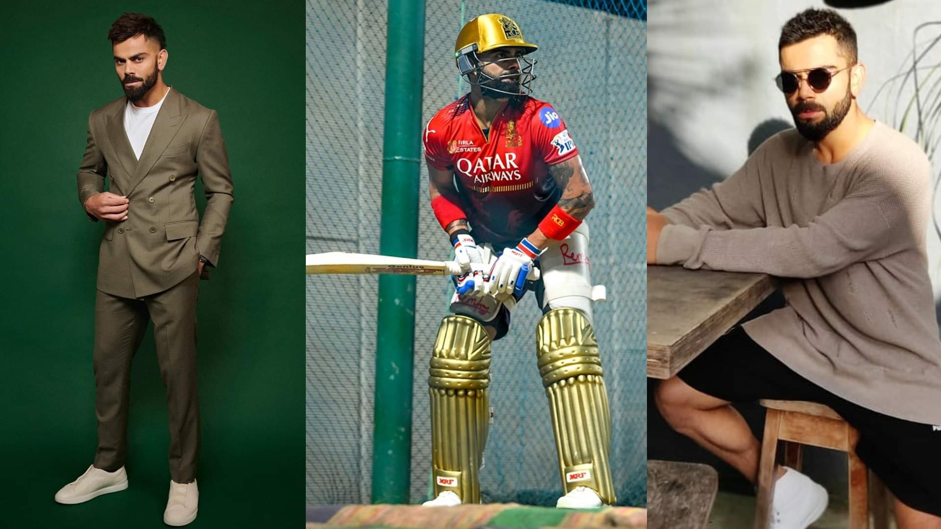 ipl 2025 today match RCB vs CSK RCB team player Virat Kohli stylish and best looks