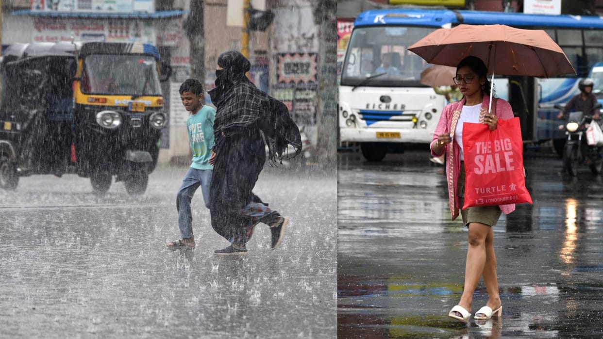 Today Weather Updates North West India Strong Winds hailstorm IMD Rainfall prediction hindii mausam samachar