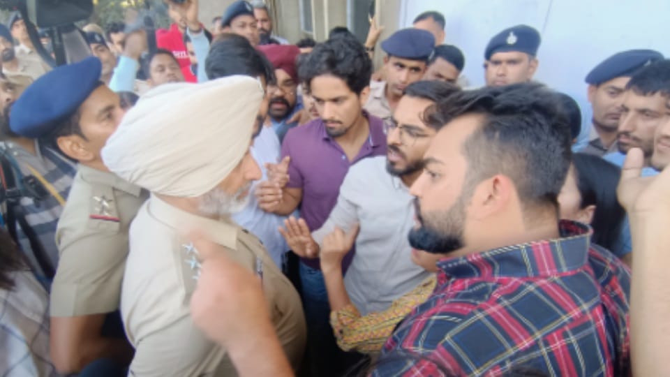 Security lapse Student stabbed during Haryanvi singer Masoom Sharma star night at PU Chandigarh