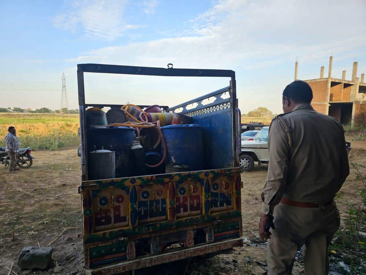 Diesel was being sold by mixing spirit police raid caused chaos six accused arrested
