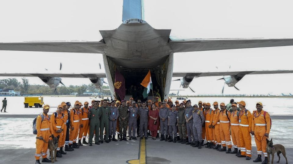 Myanmar earthquake India sent NDRF team for relief and rescue operations