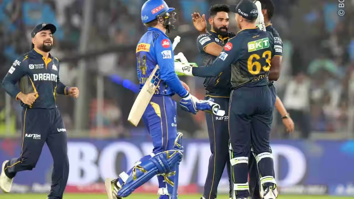 GT vs MI IPL Score: Gujarat Titans vs Mumbai Indians Today IPL Match Scorecard Updates in Hindi