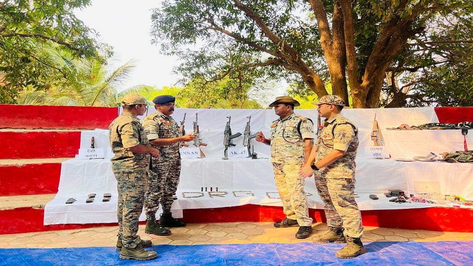 Success in anti Naxal operation Security forces surrounded and killed 17 Naxalites Naxalite Jagdish with a bou