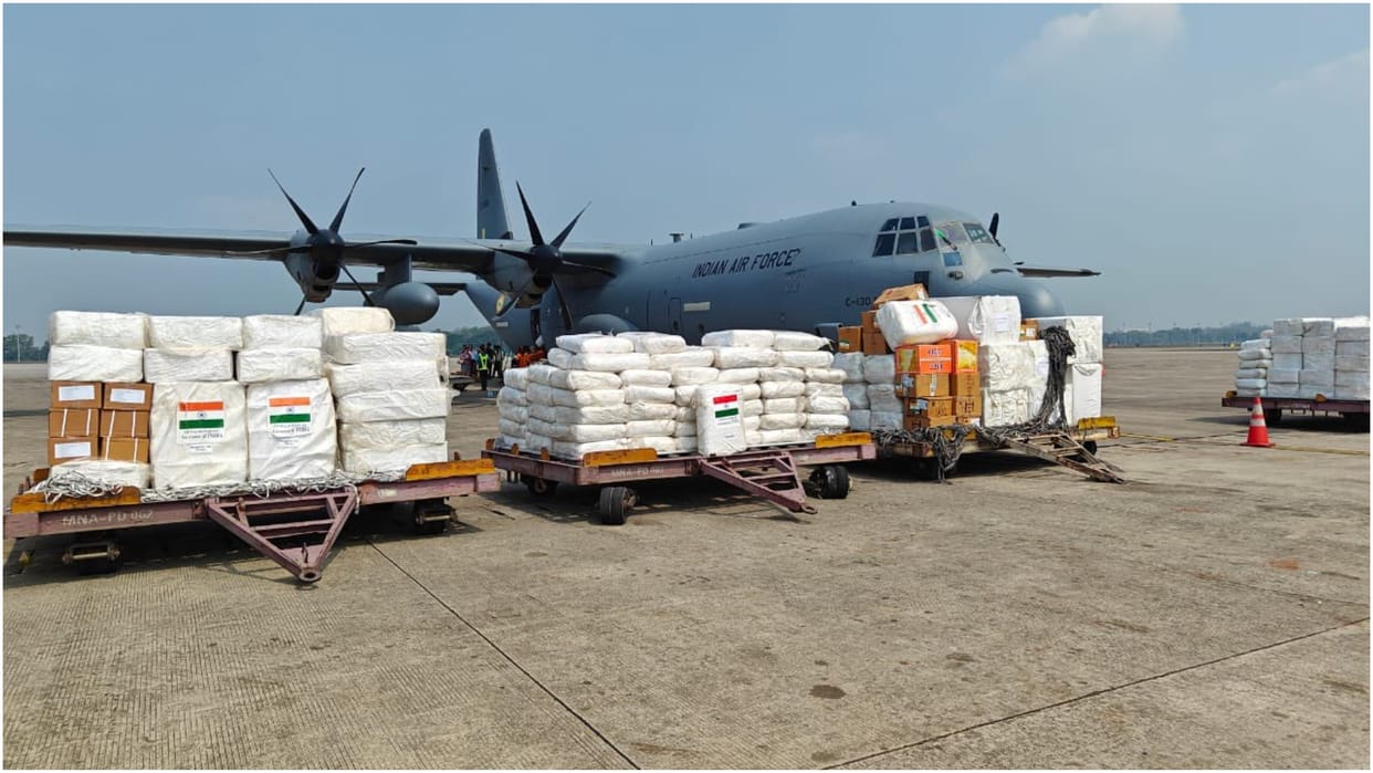 IAF planes faced GPS spoofing in Myanmar's airspace while carrying relief materials for quake victims: Sources
