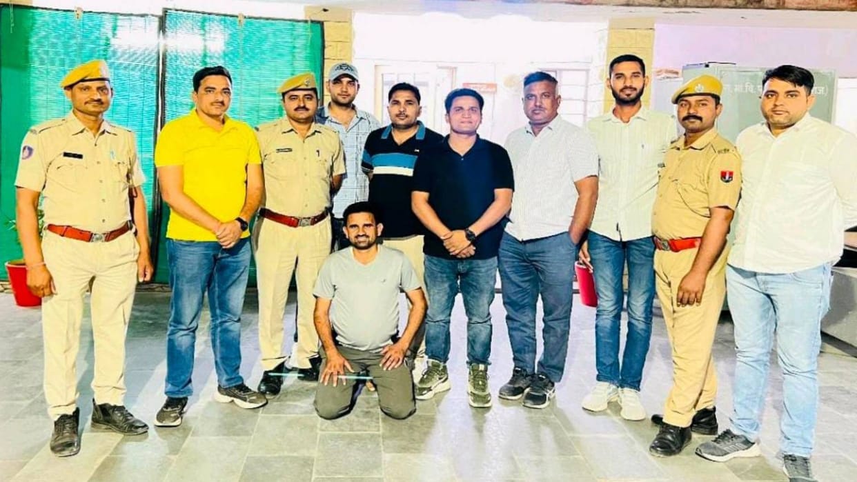 Jodhpur News 10 thousand bounty accused arrested was absconding for last four years