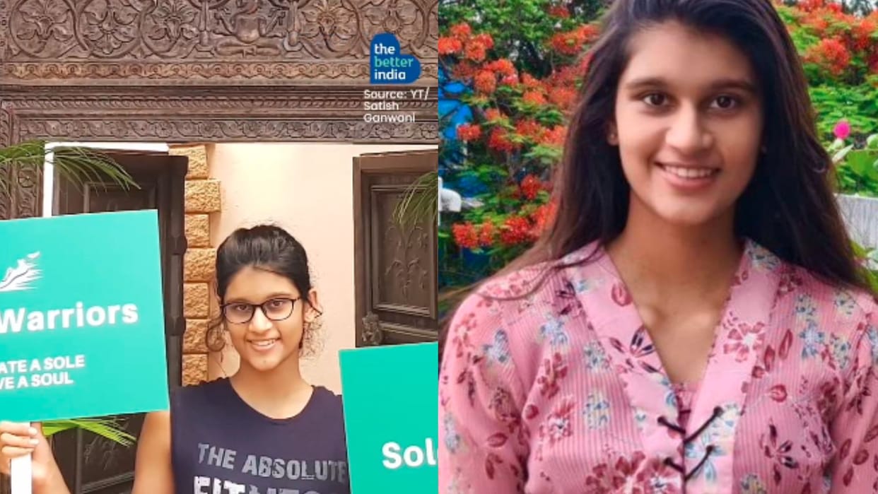 who is sia godika who distributes shoes to poors Soal Worrier in hindi