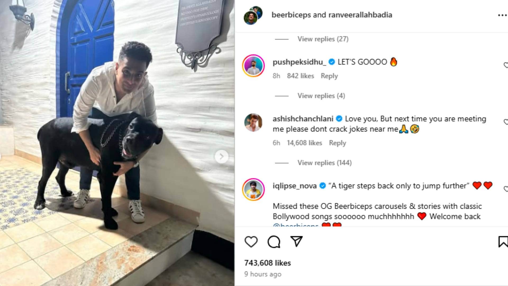 Ashish Chanchlani reacts To Ranveer Allahbadia First Post post India Got Latent Row Next Time Dont Crack Jokes