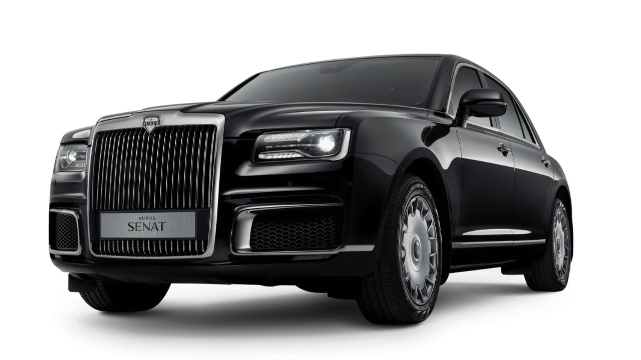 Pm Modi Travels in Vladimir Putin's Aurus Senat Luxury Armoured Limousine Know Details