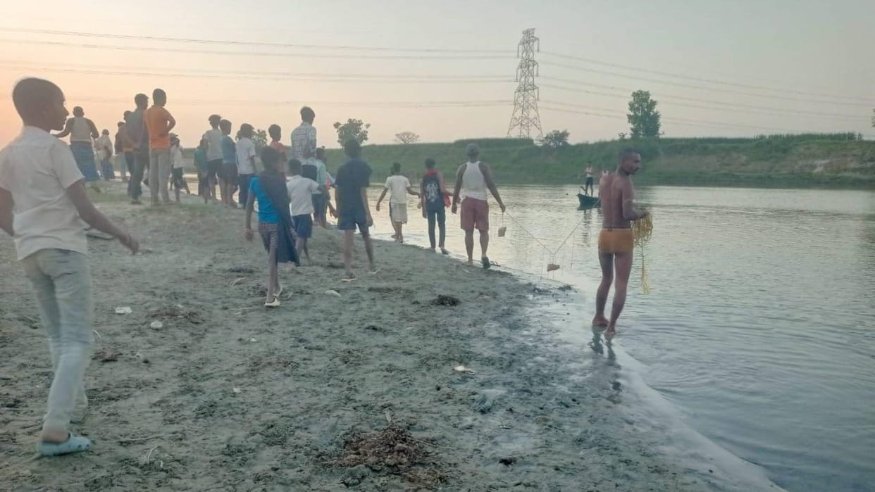 Bihar News : Two brothers died due to drowning Gandak river Sahebpur Kamal begusarai bihar police