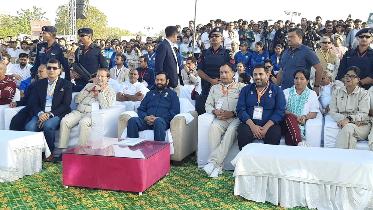 CM Saini said in the half marathon in Sonipat: Haryana will become 'Dhaakad' by staying away from drugs